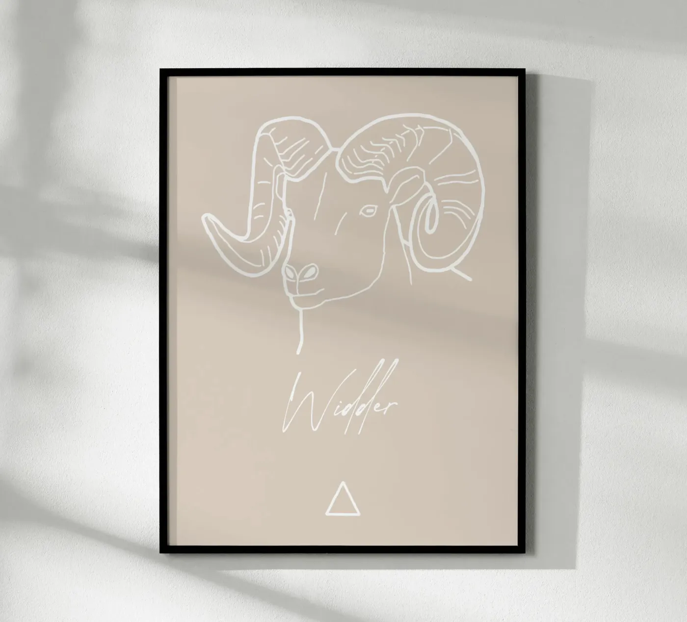 Sternzeichen Widder Poster von astrobrille