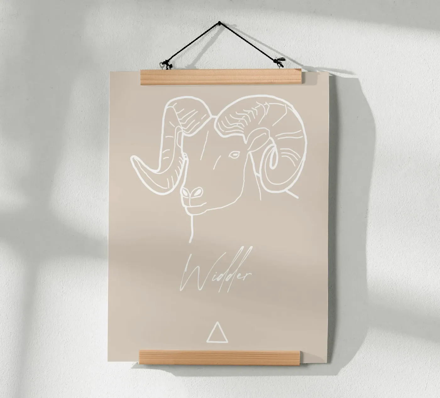 Sternzeichen Widder Poster von astrobrille
