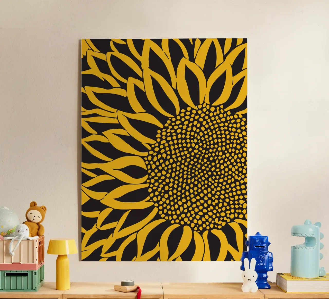 Sunflower plexiglass da Artsy Bessy