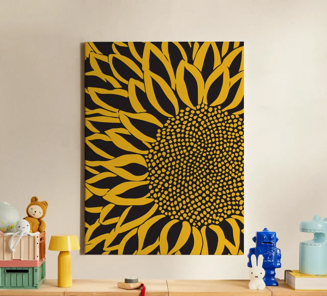 Sunflower tela da Artsy Bessy