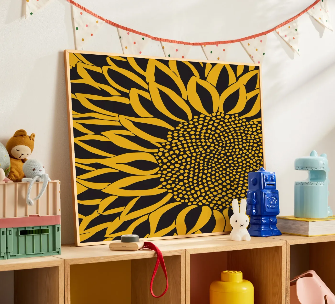 Sunflower poster van Artsy Bessy