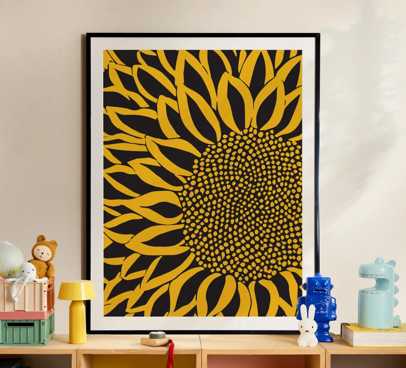 Sunflower poster van Artsy Bessy