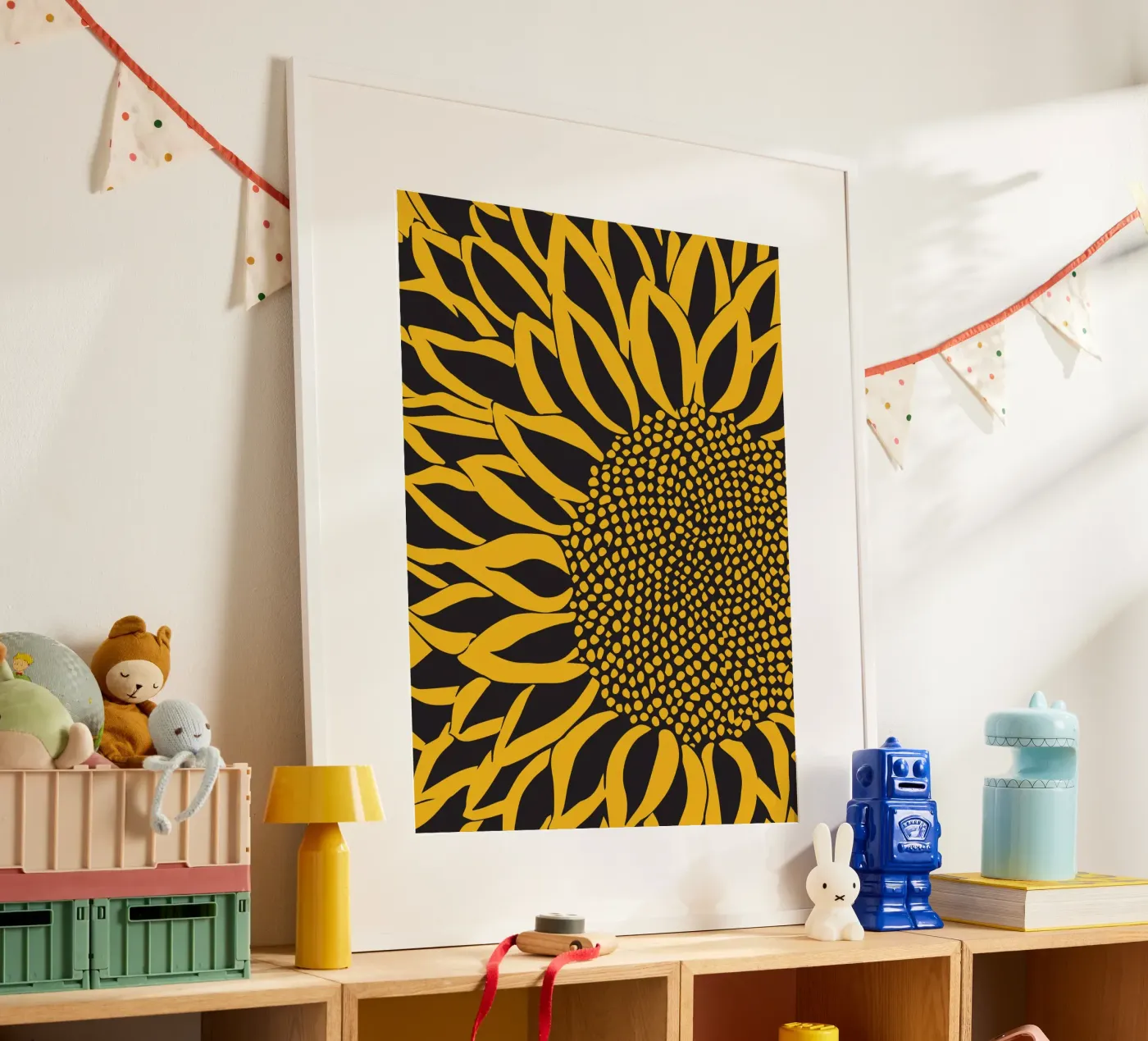 Sunflower poster van Artsy Bessy