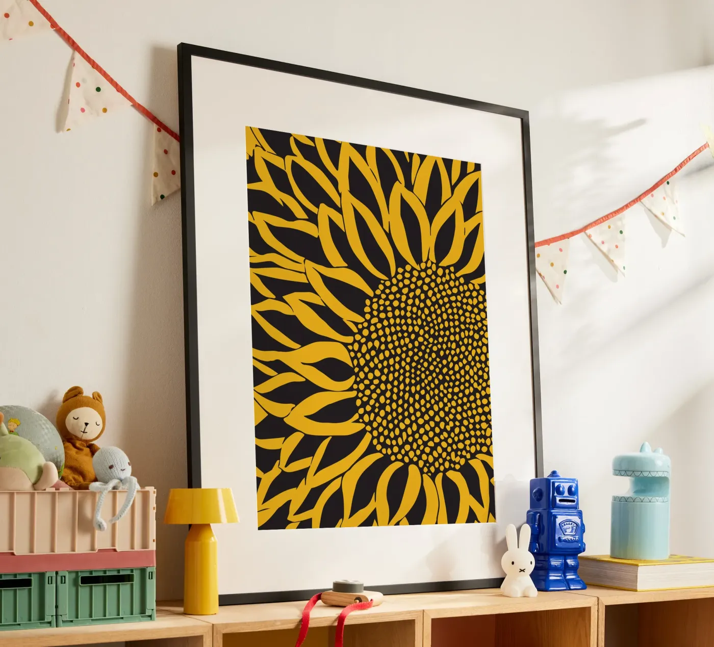 Sunflower poster van Artsy Bessy