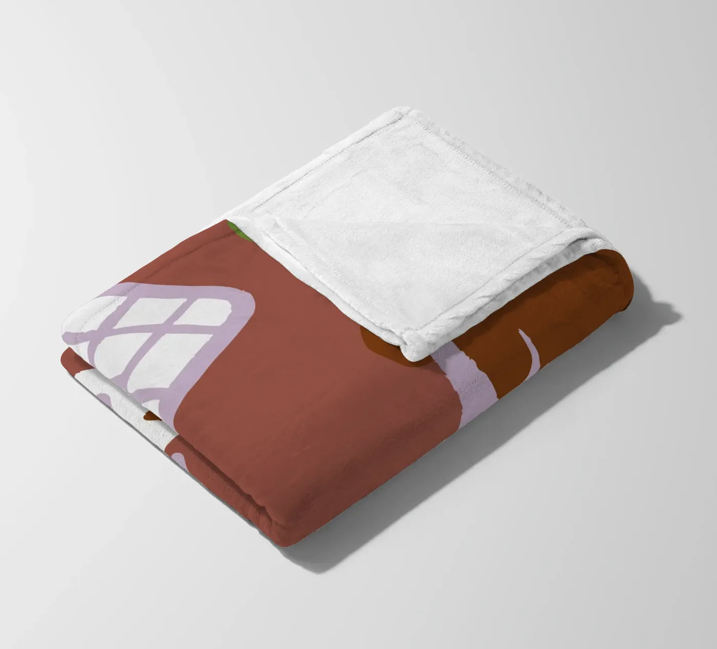 Person Using Computer Mouse Fleecedecke von TRENDY POSTER SHOP