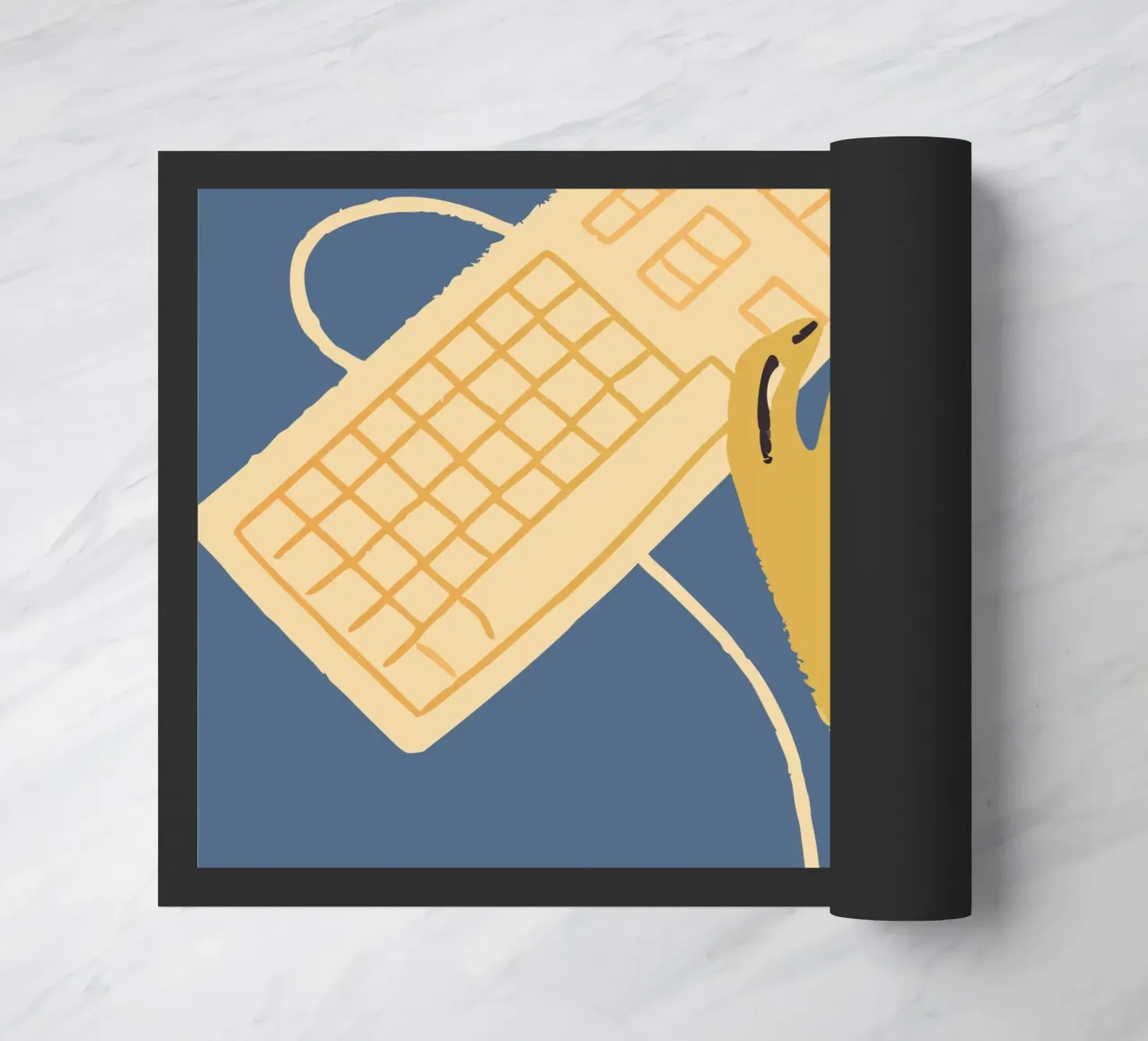 Using Computer Keyboard & Mouse doormat by TRENDY POSTER SHOP