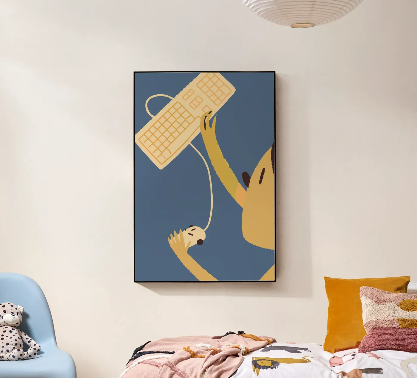 Computer-Tastatur und -Maus verwenden Acryl-Glas von TRENDY POSTER SHOP