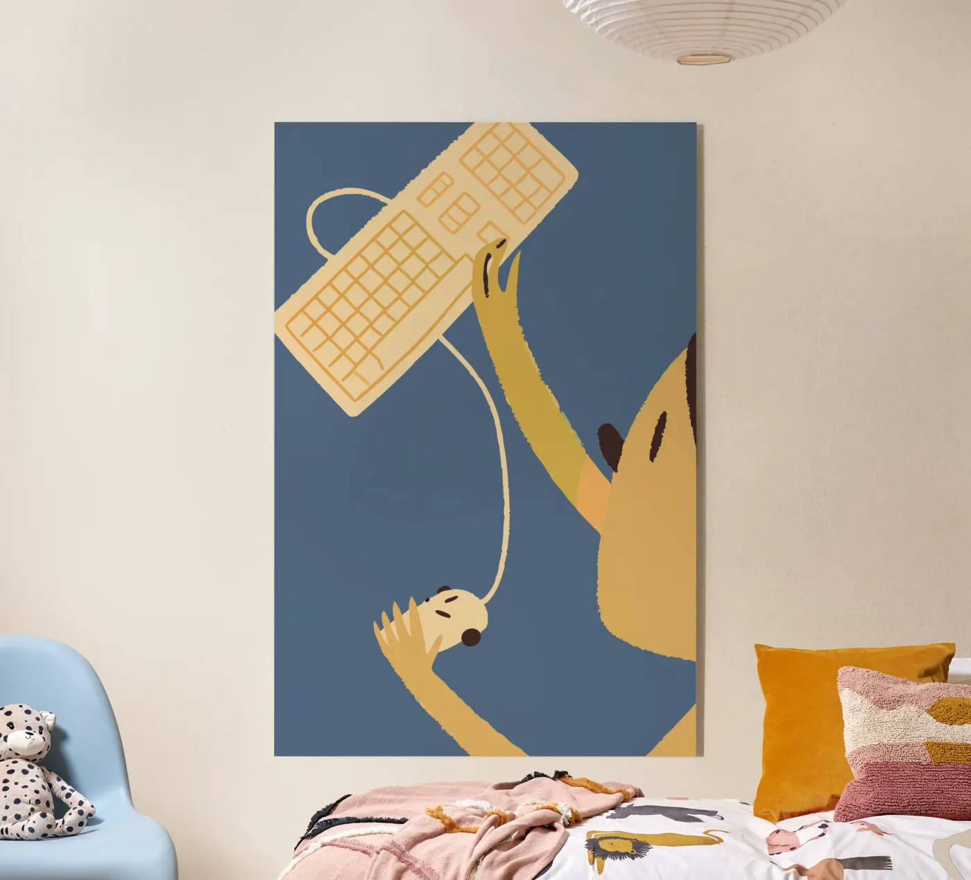 Computer-Tastatur und -Maus verwenden Acryl-Glas von TRENDY POSTER SHOP