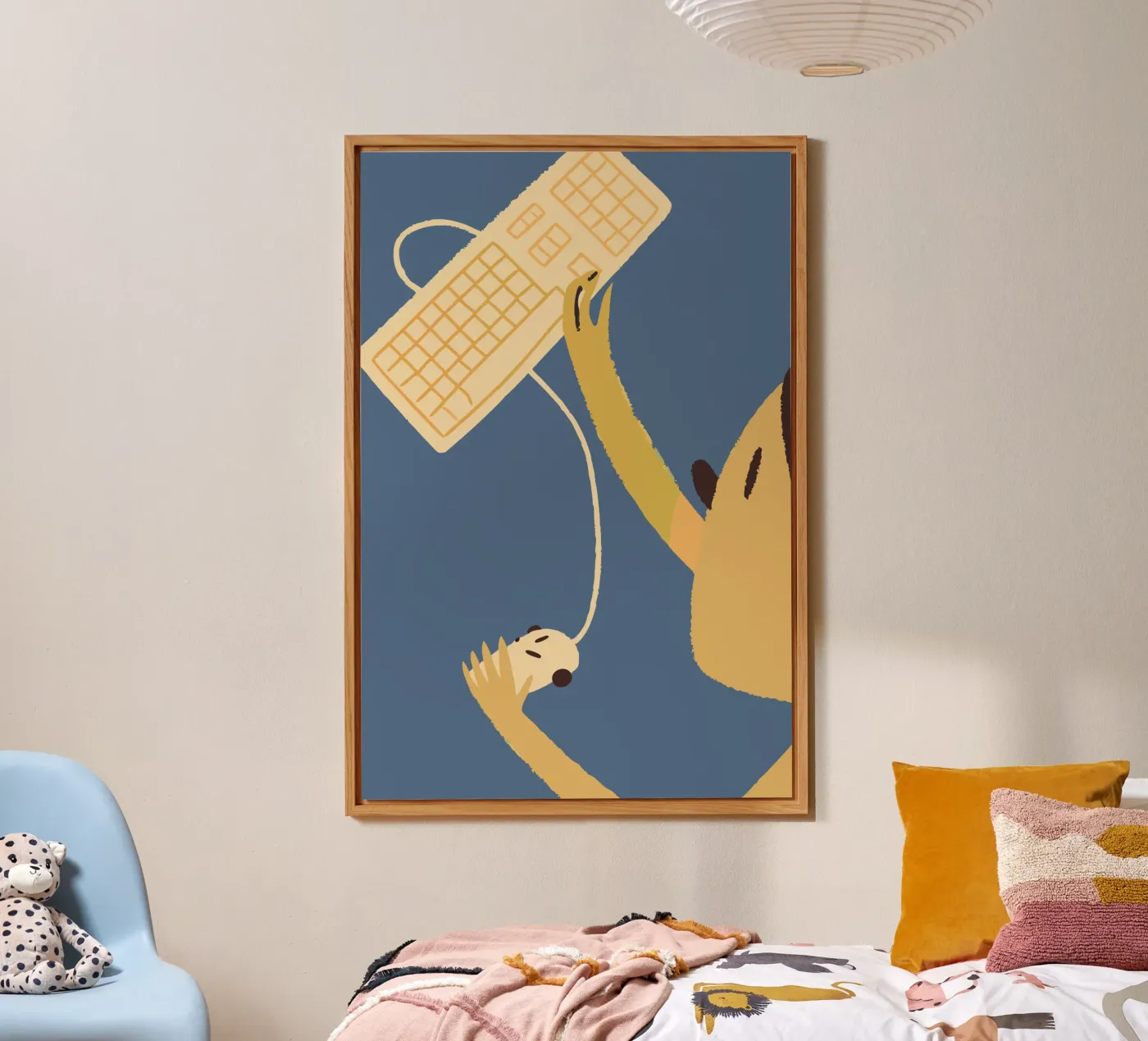 Using Computer Keyboard & Mouse forex plate by TRENDY POSTER SHOP