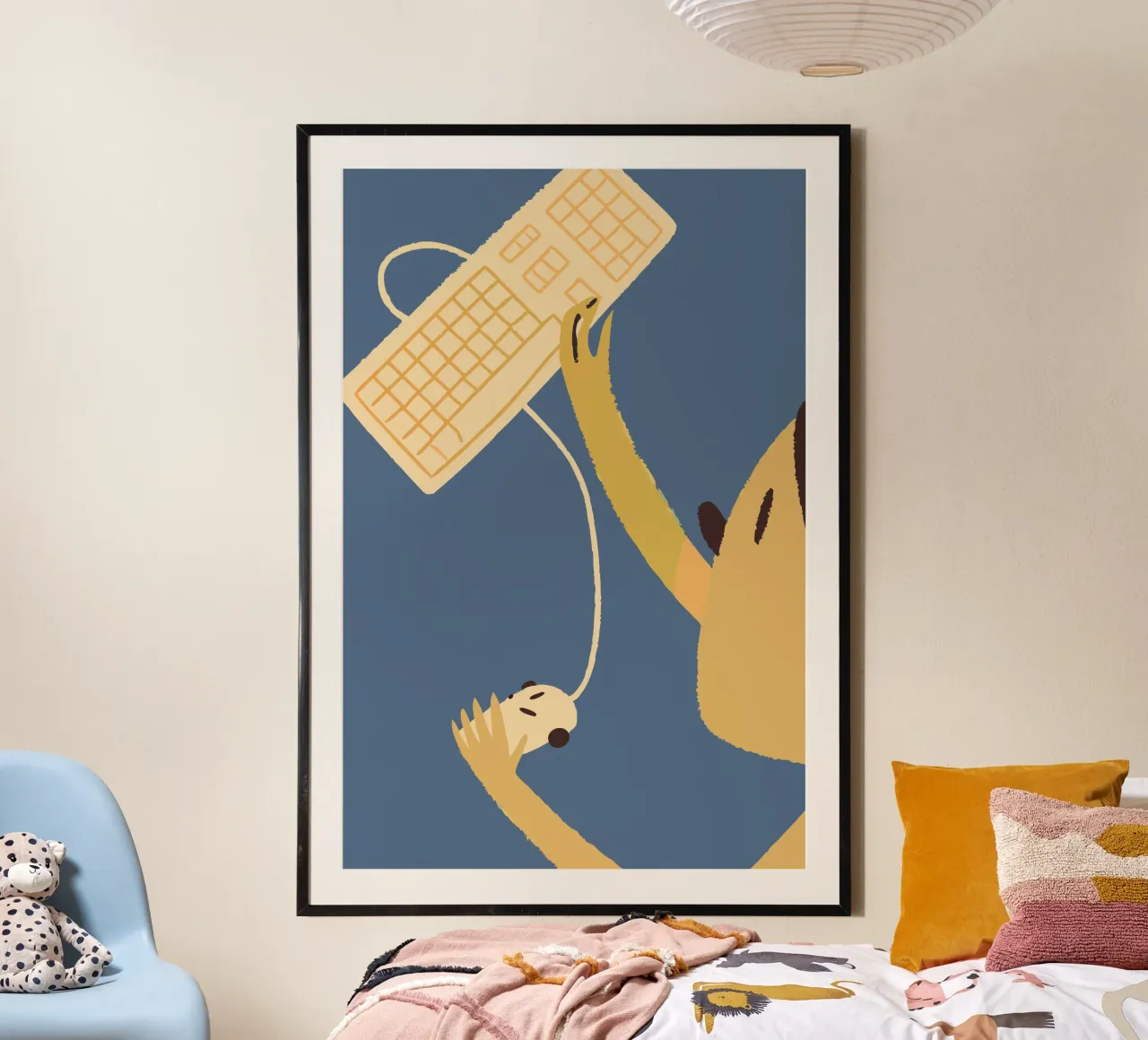 Using Computer Keyboard & Mouse poster by TRENDY POSTER SHOP