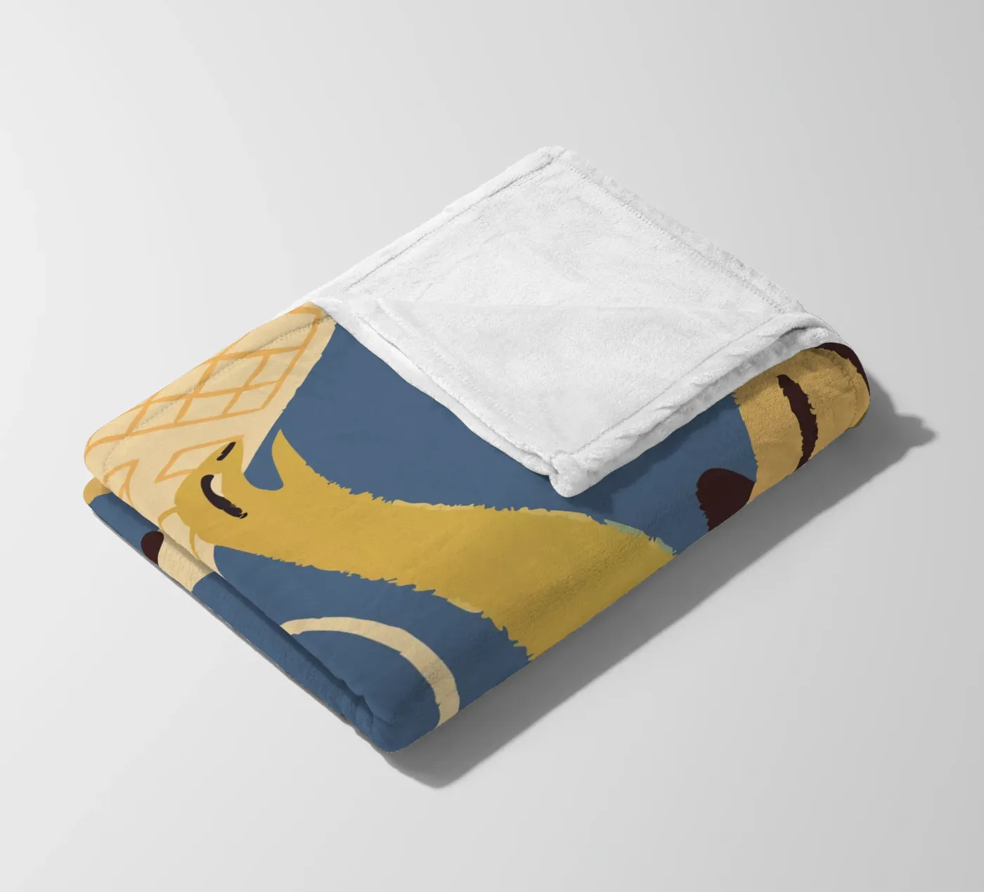 Computer-Tastatur und -Maus verwenden Fleecedecke von TRENDY POSTER SHOP