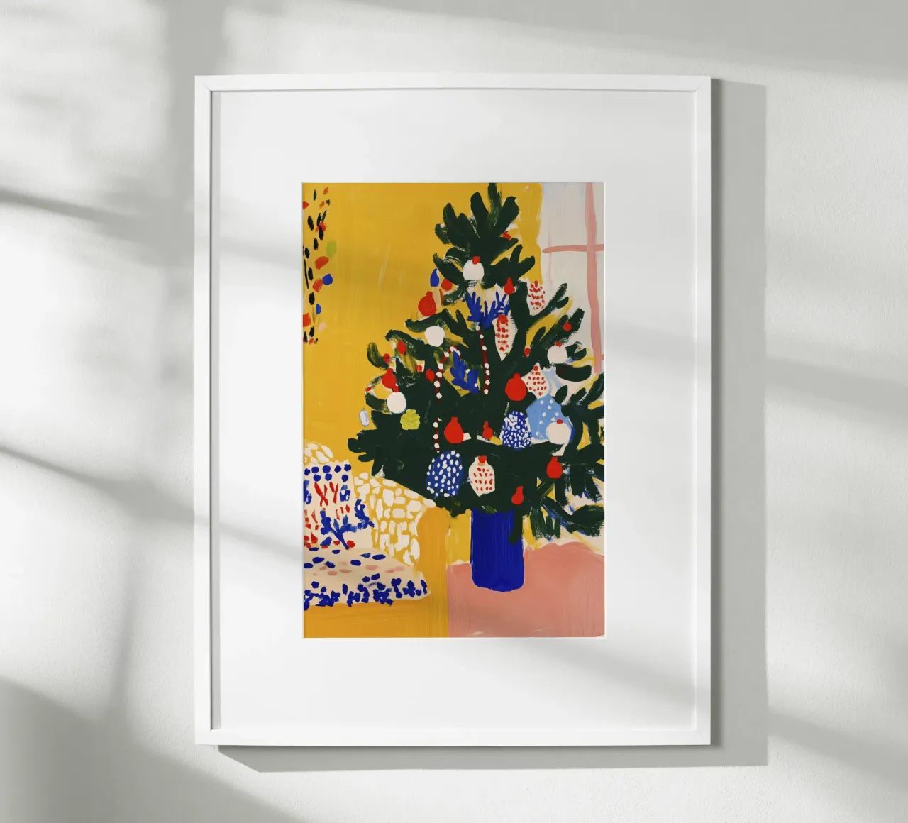 Cozy Christmas No 1 poster con telaio in plastica da treechild