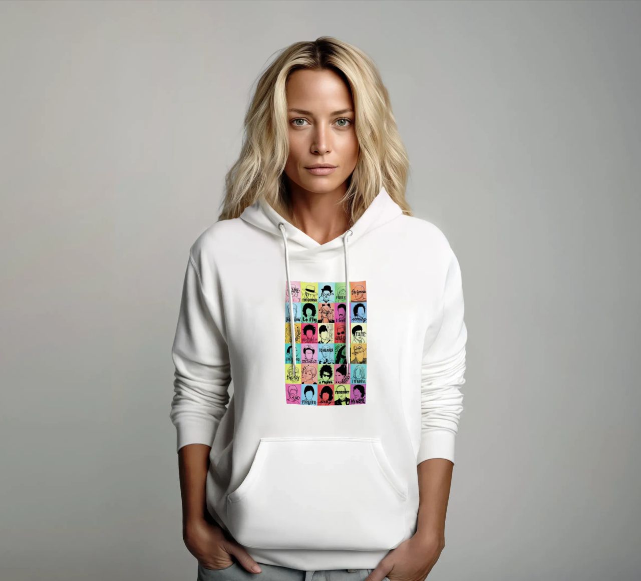 Fame - Draw Me A Song Project felpa con cappuccio da Nour Tohme
