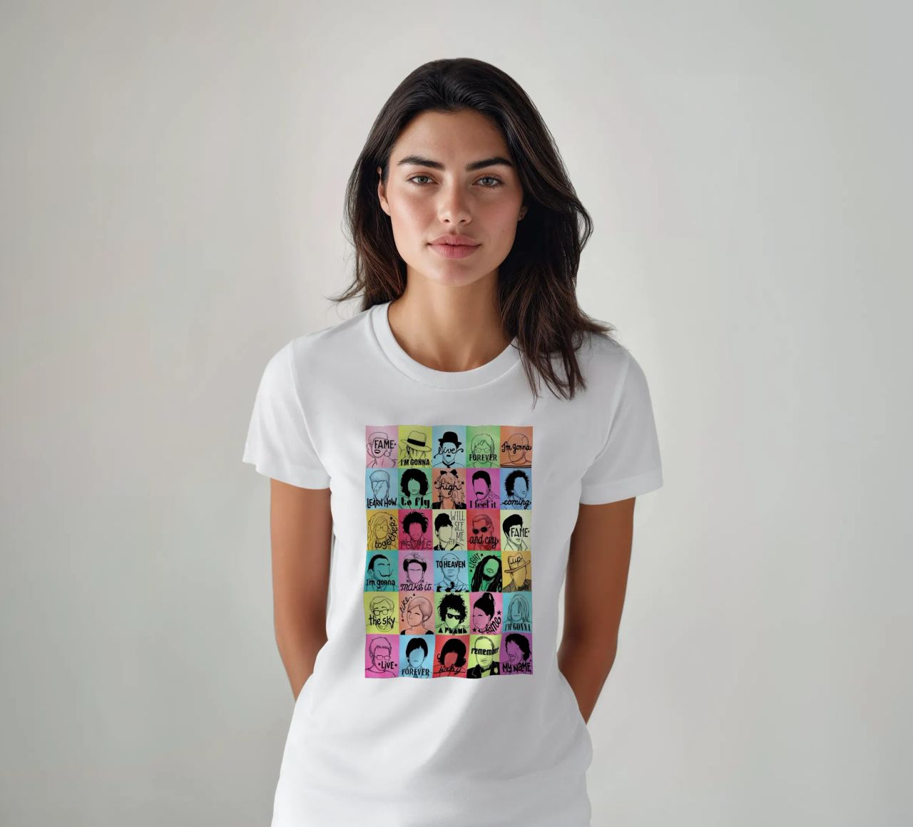 Fame - Draw Me A Song Project T-Shirt von Nour Tohme
