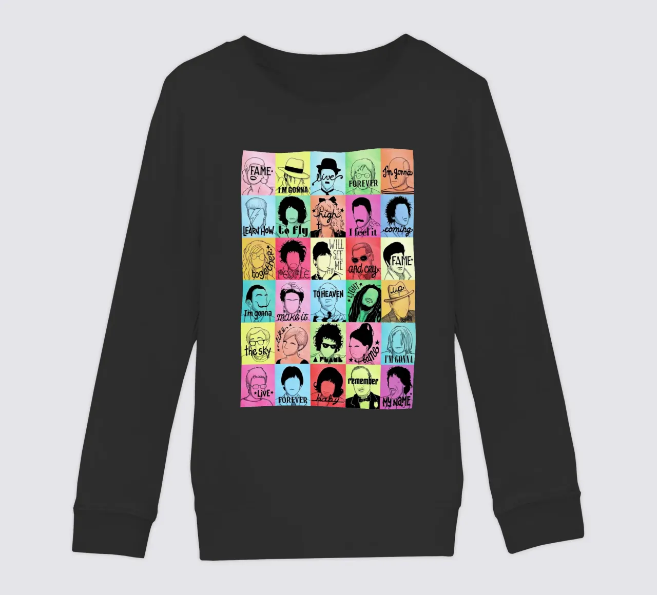 Fame - Draw Me A Song Project felpa bambino da Nour Tohme