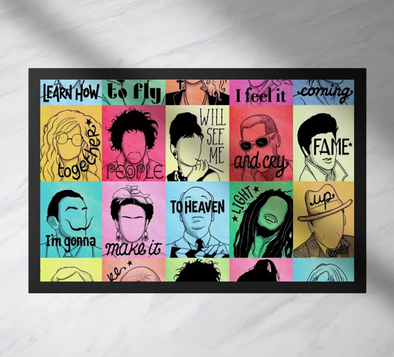 Fame - Draw Me A Song Project felpudo de Nour Tohme