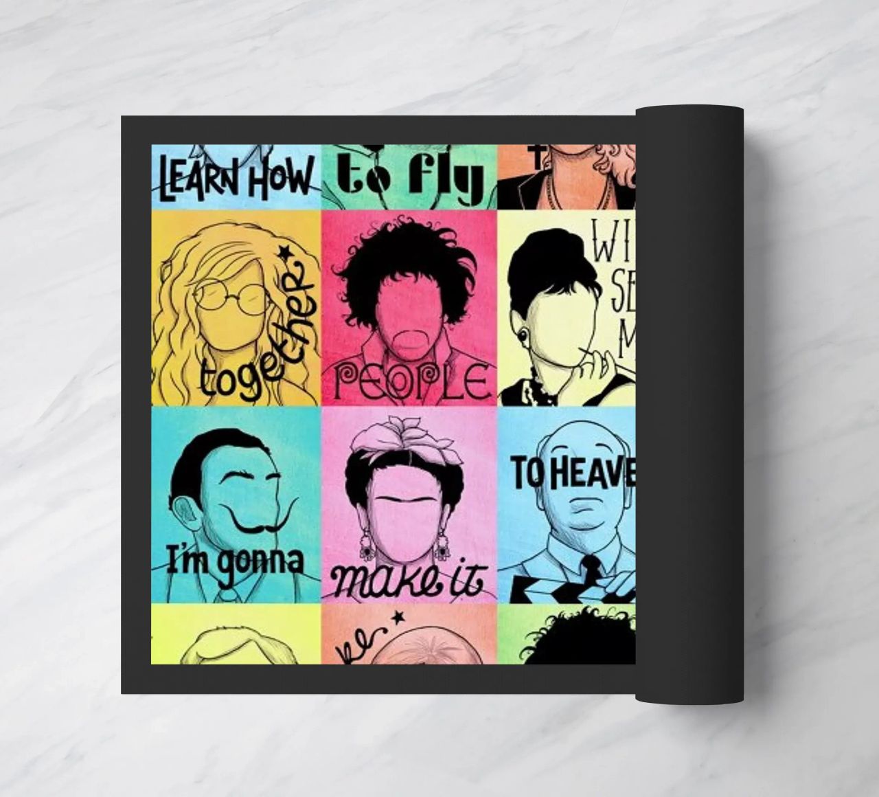 Fame - Draw Me A Song Project felpudo de Nour Tohme