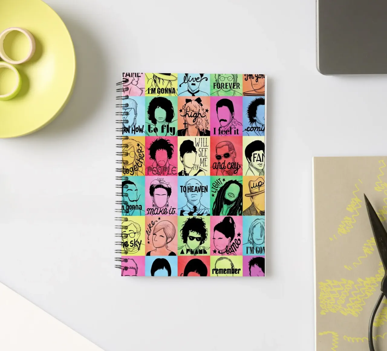Fame - Draw Me A Song Project diario ad anelli da Nour Tohme