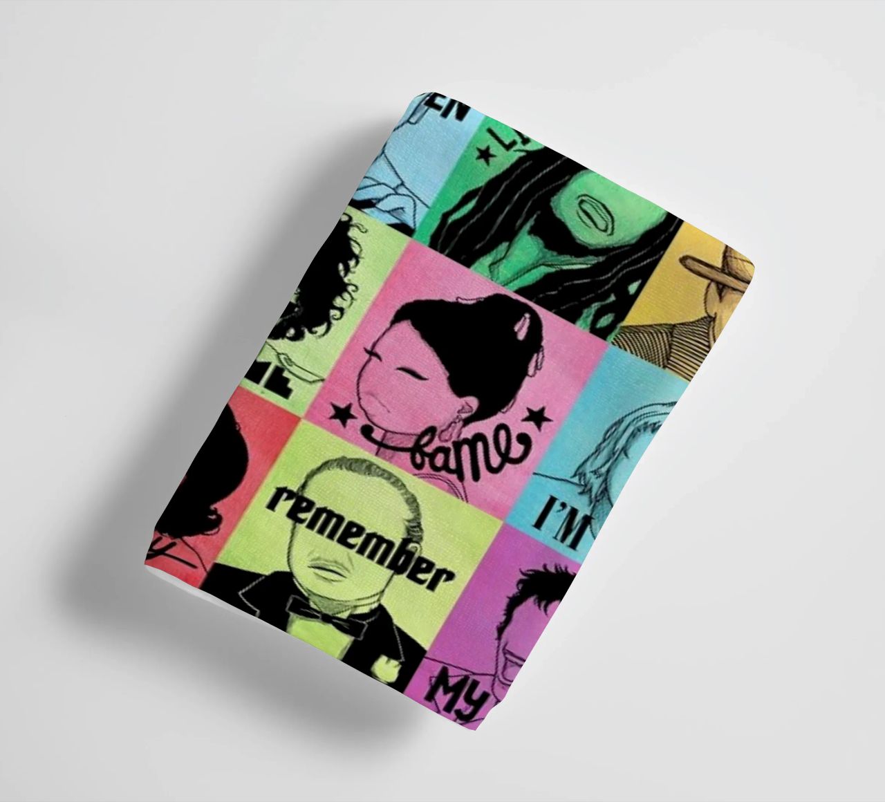 Fame - Draw Me A Song Project towel by Nour Tohme