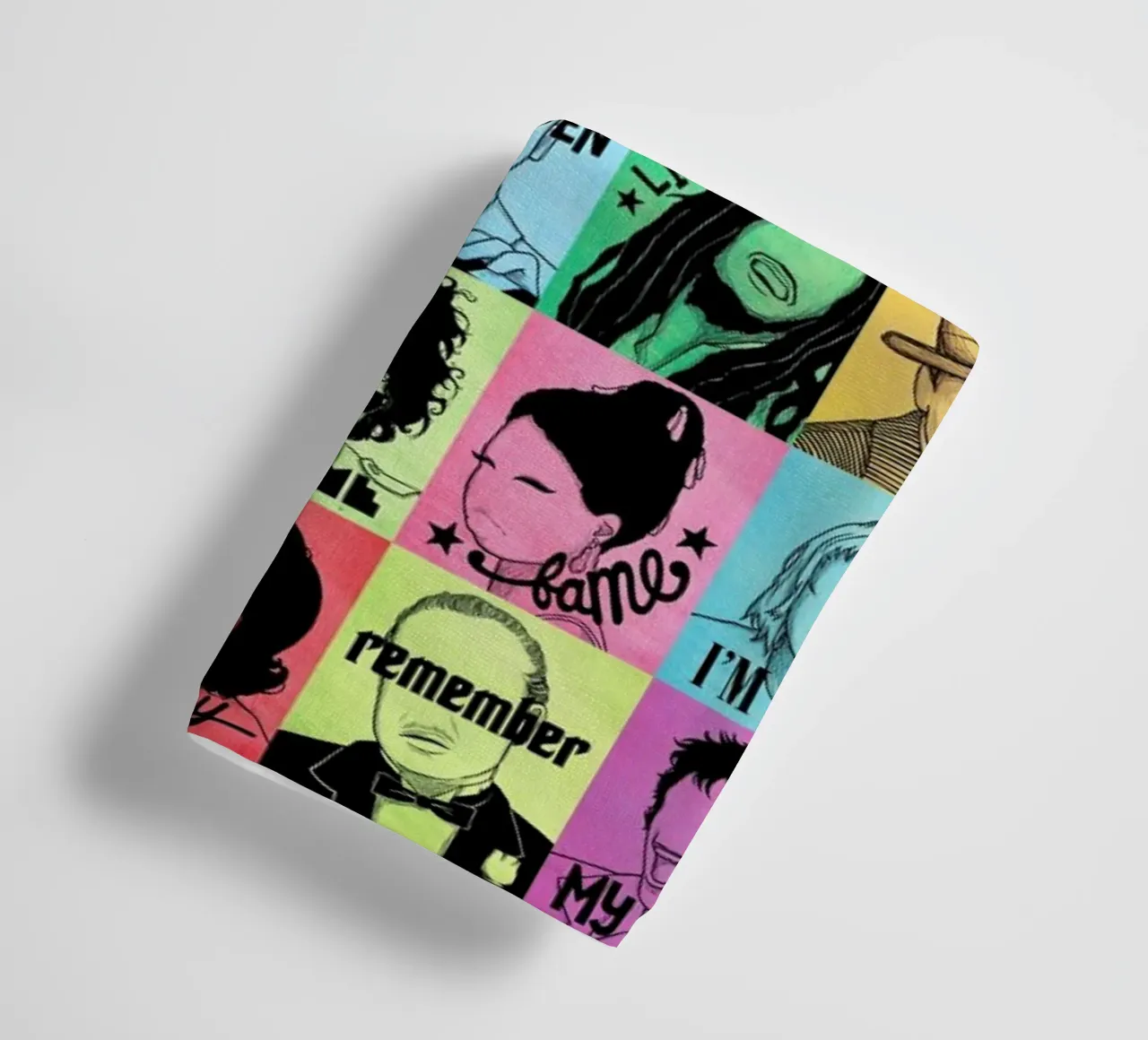 Fame - Draw Me A Song Project asciugamano da bagno da Nour Tohme