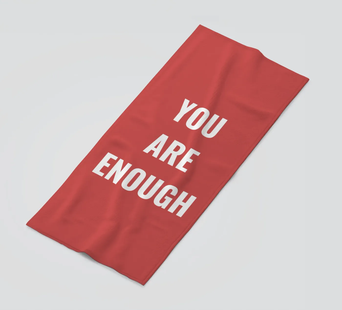 YOU ARE ENOUGH serviette de plage de Simple