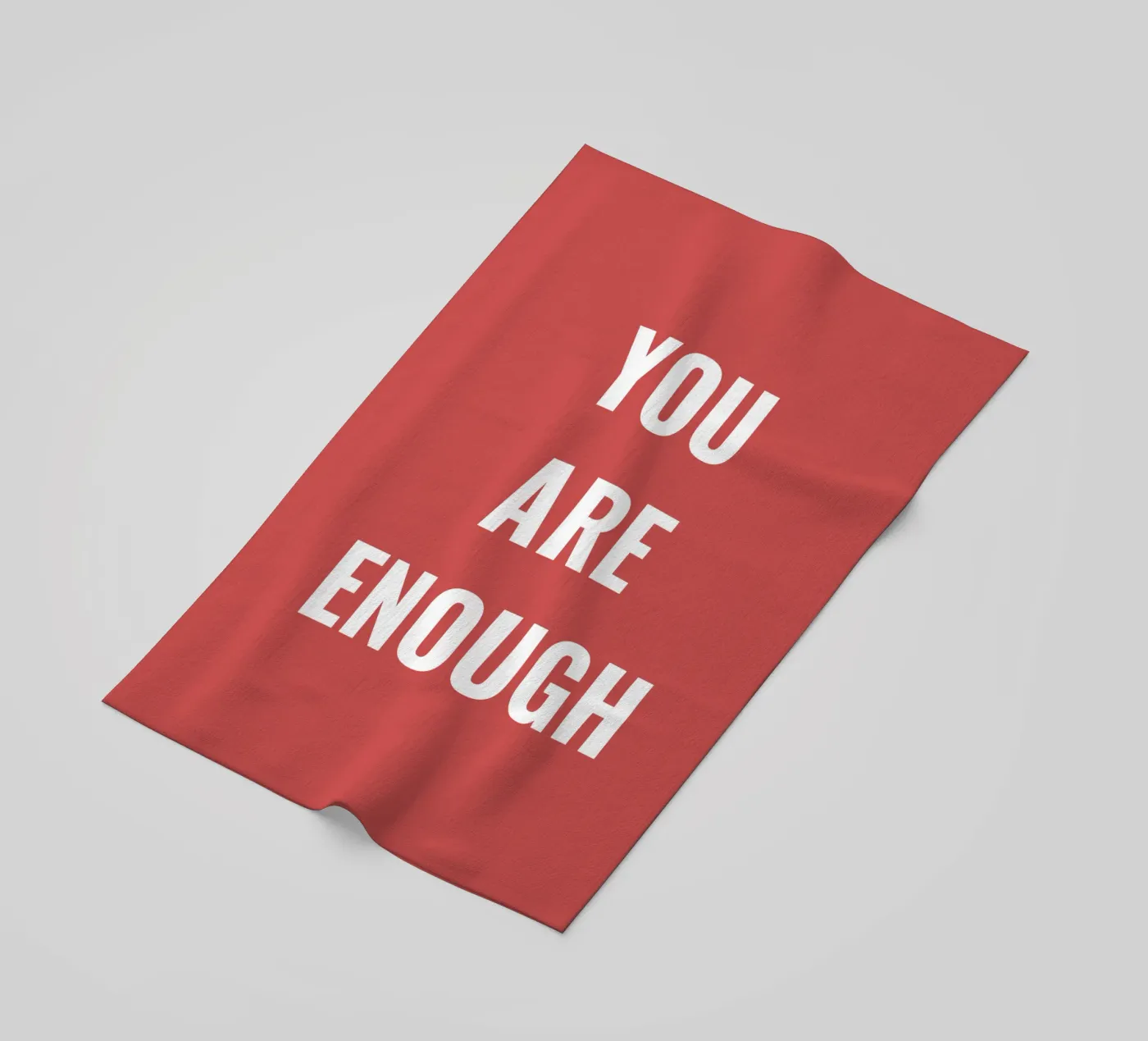 YOU ARE ENOUGH serviette de plage de Simple