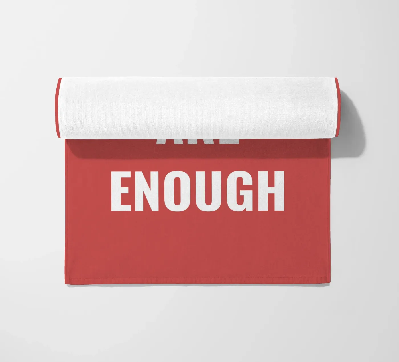 YOU ARE ENOUGH serviette de plage de Simple