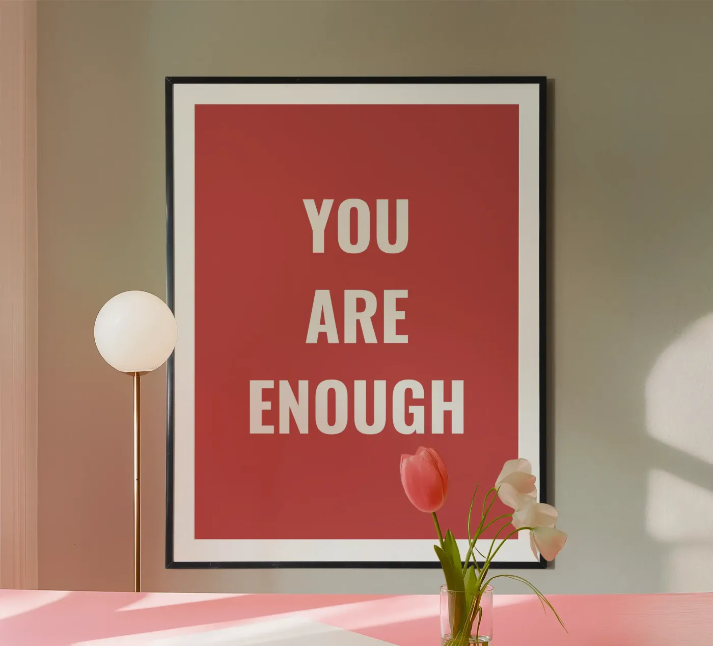 YOU ARE ENOUGH poster da Simple