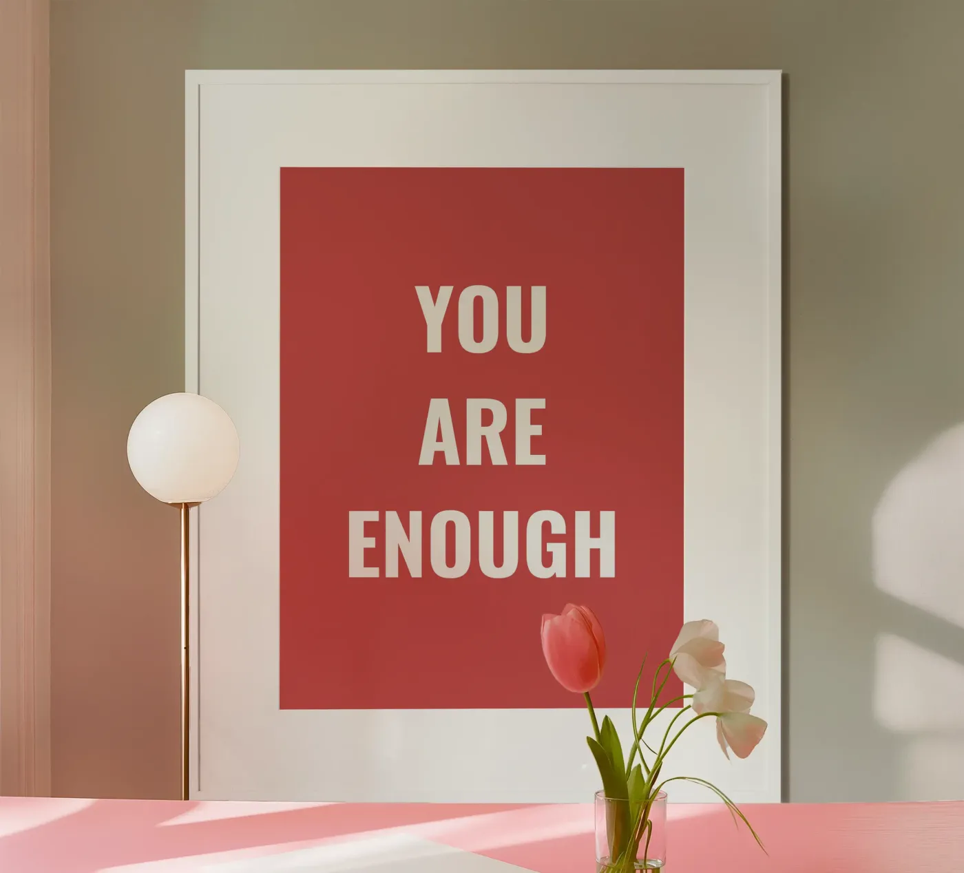 YOU ARE ENOUGH poster da Simple