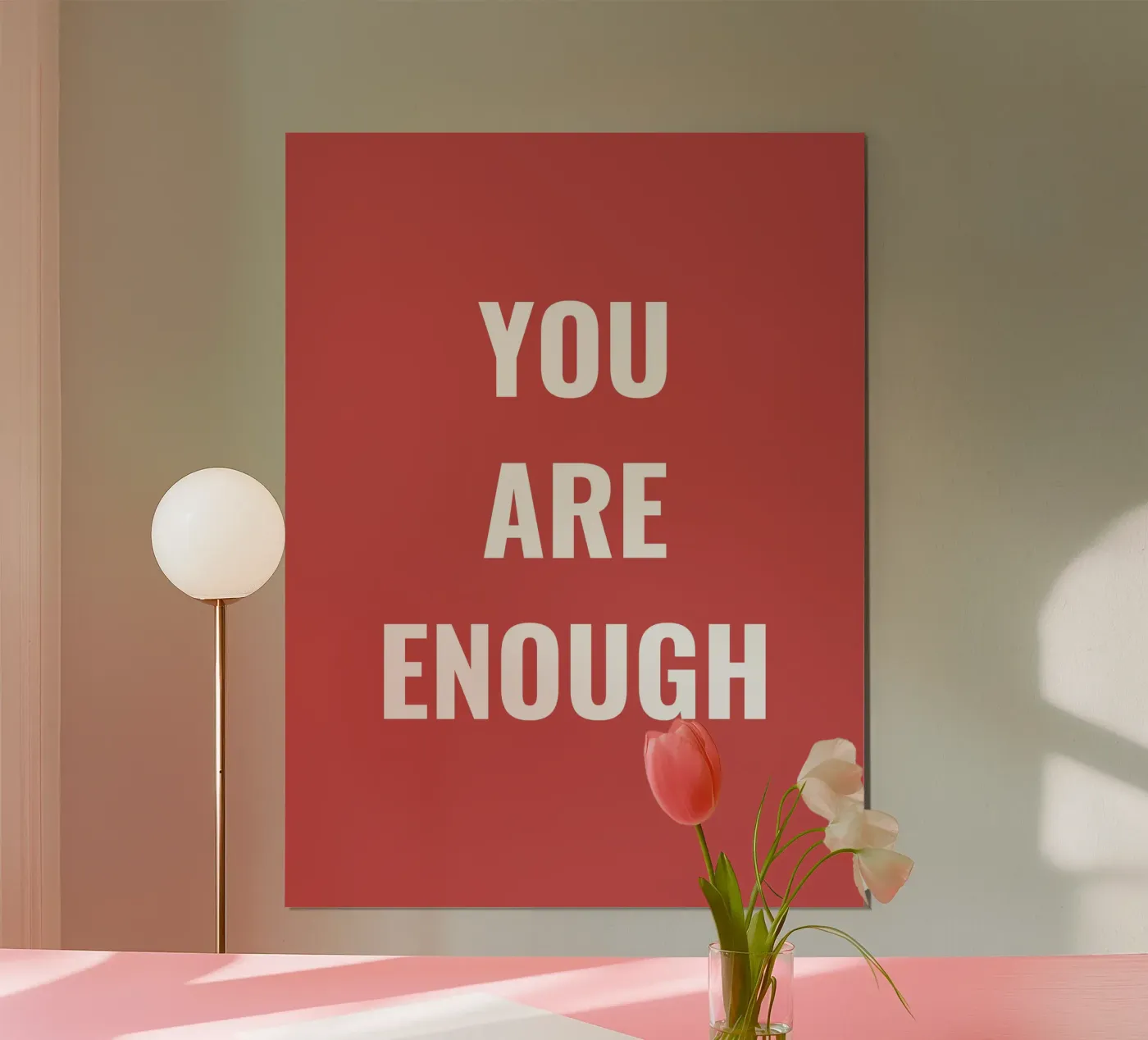 YOU ARE ENOUGH poster da Simple
