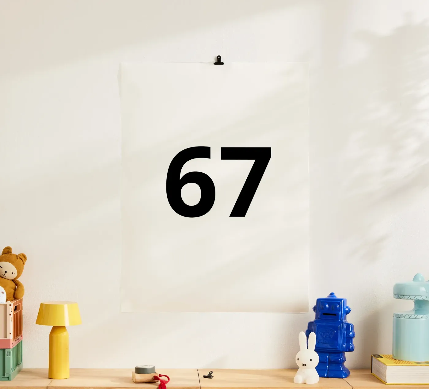 67 Poster von Simple