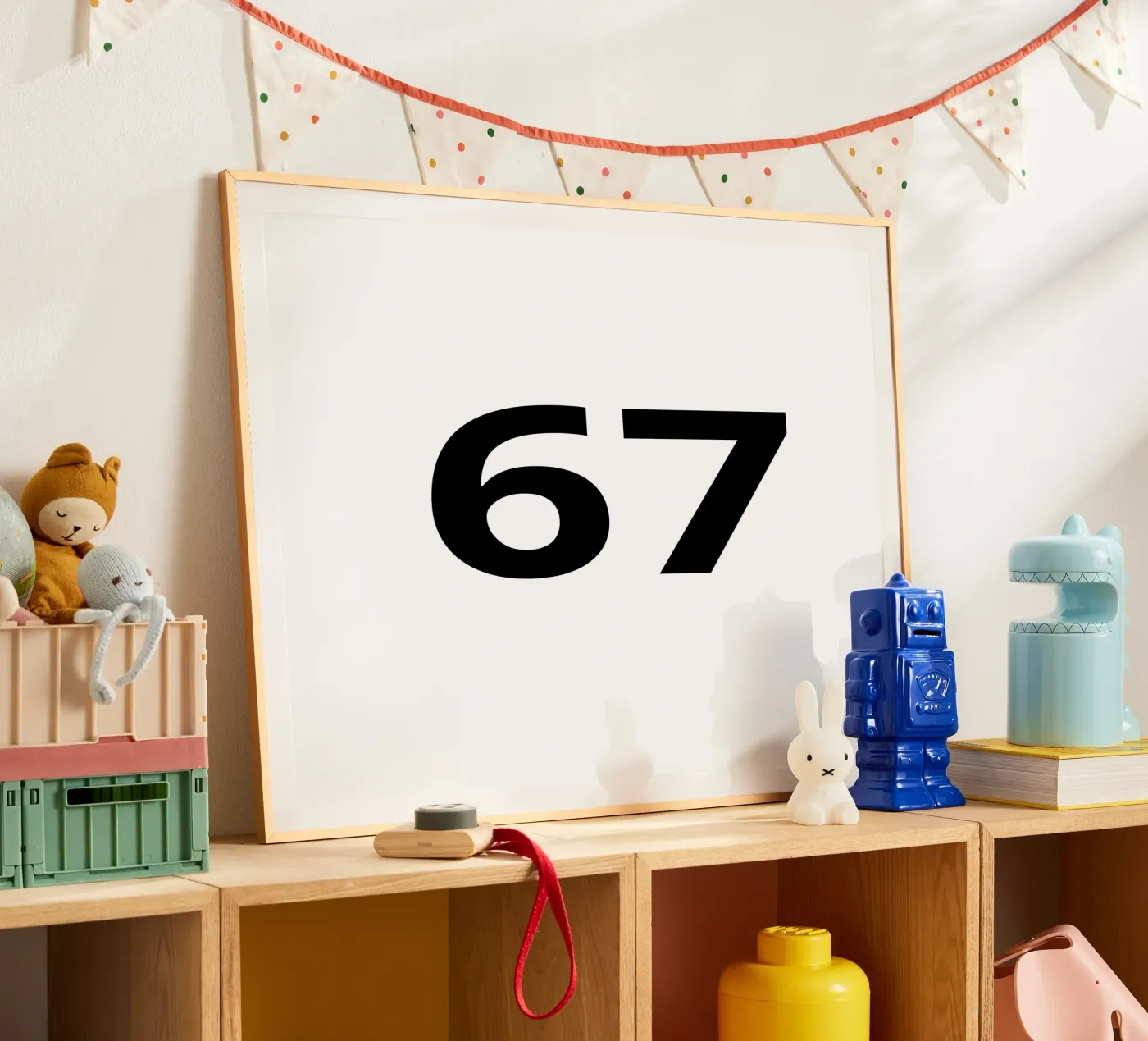 67 Poster von Simple