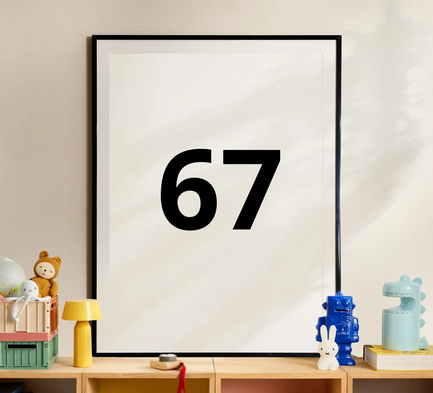 67 Poster von Simple