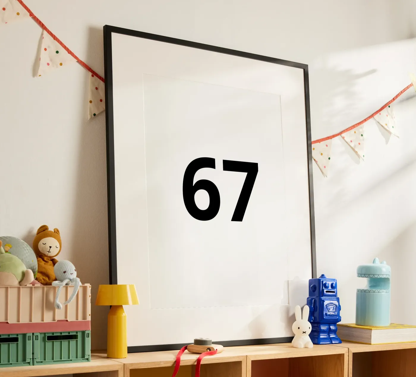 67 Poster von Simple