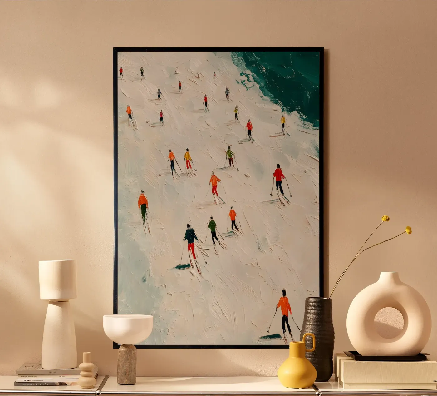 Alpine Traces poster van Tinyverse Studio