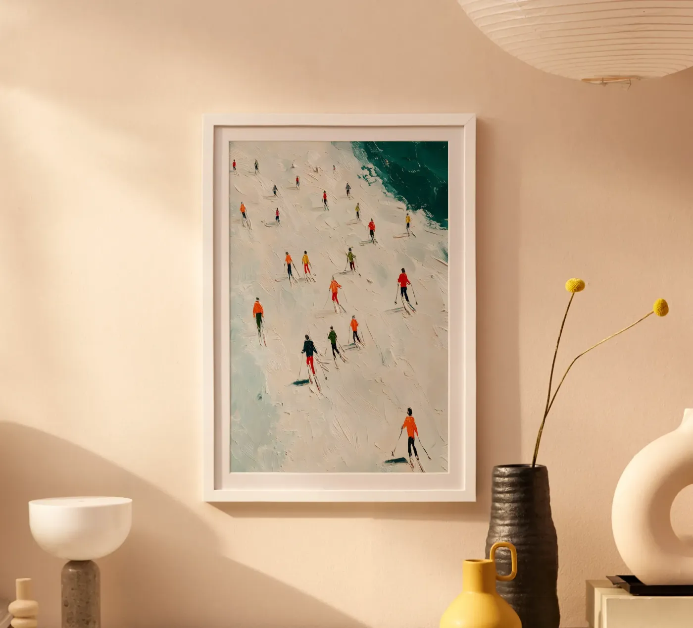 Alpine Traces poster van Tinyverse Studio