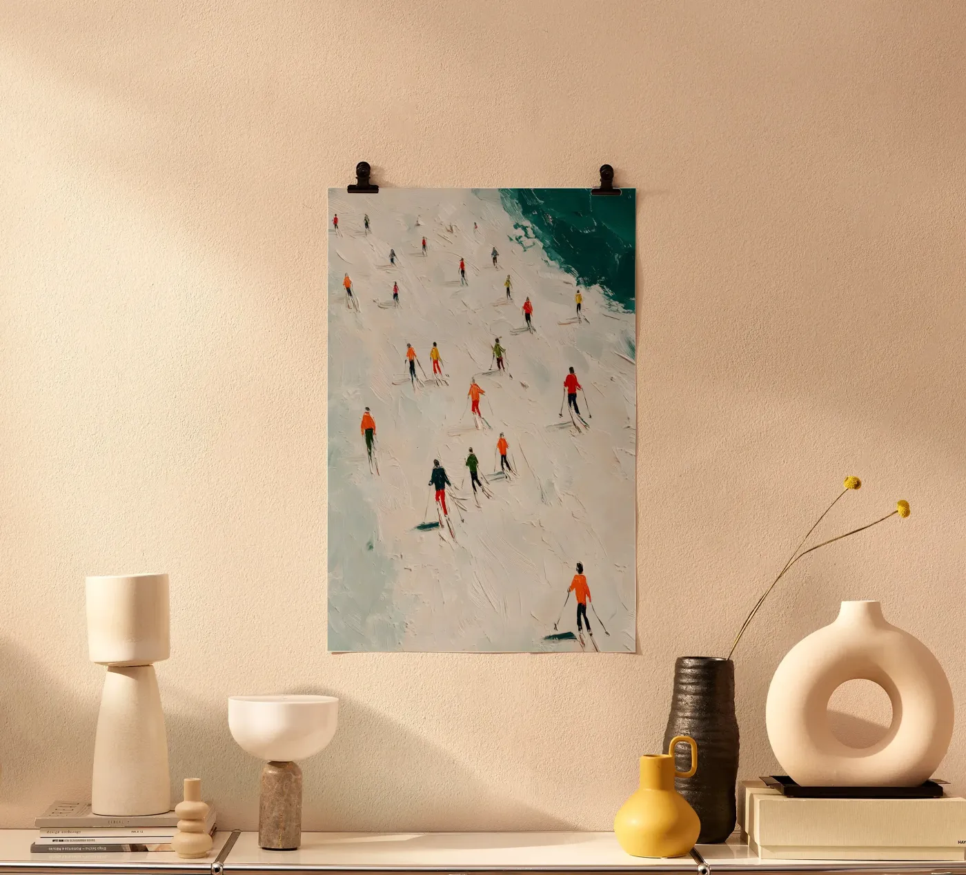 Alpine Traces poster van Tinyverse Studio