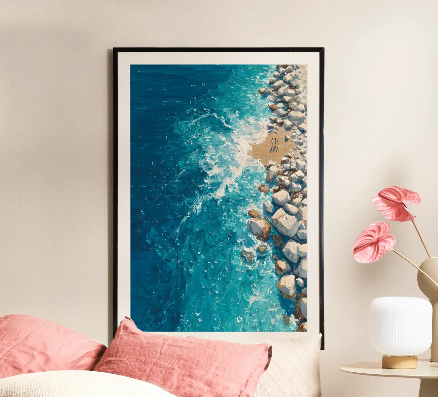 Getijdenrand poster van Tinyverse Studio