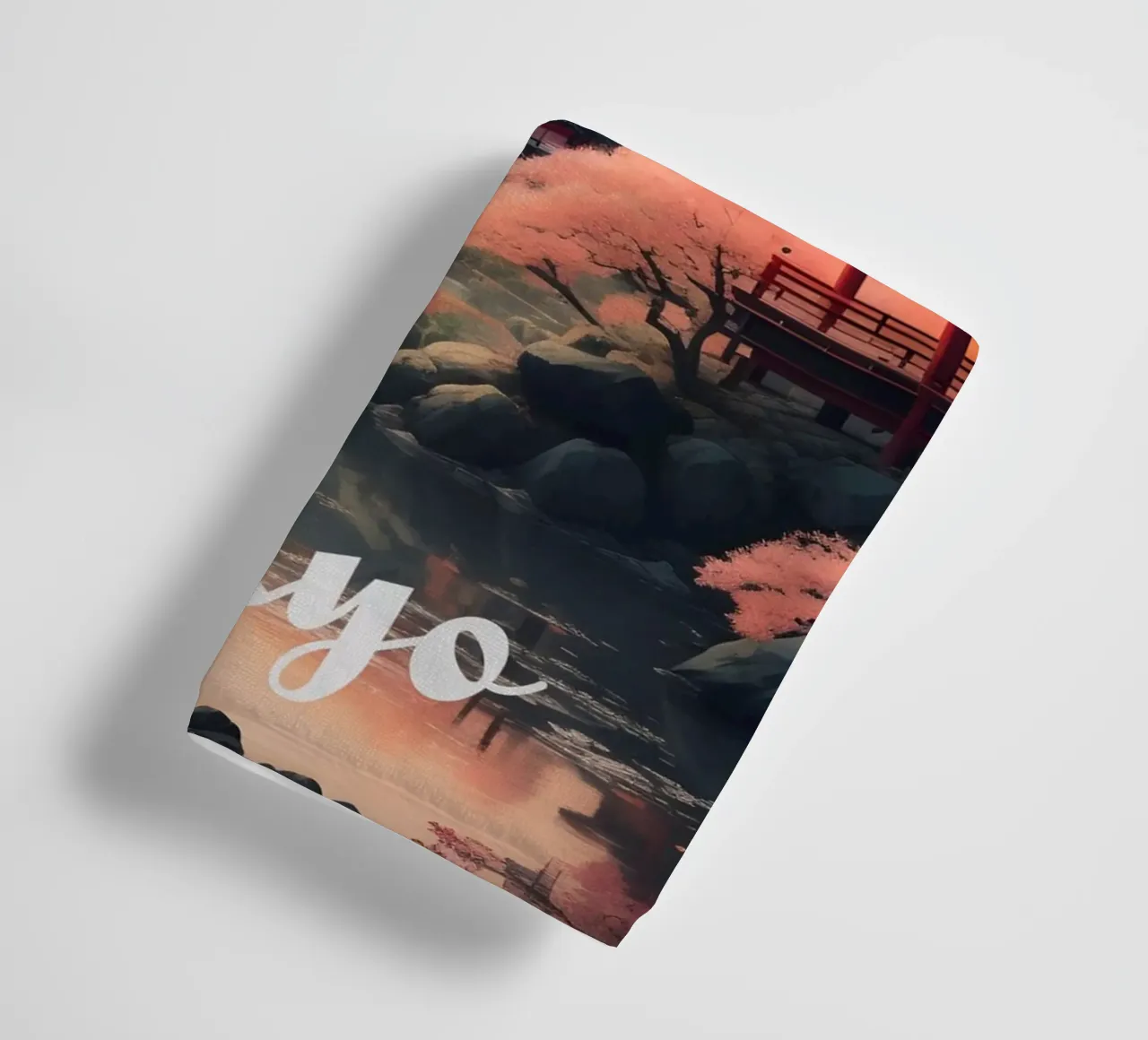 Tokyo Scene asciugamano da bagno da Charnwood Prints