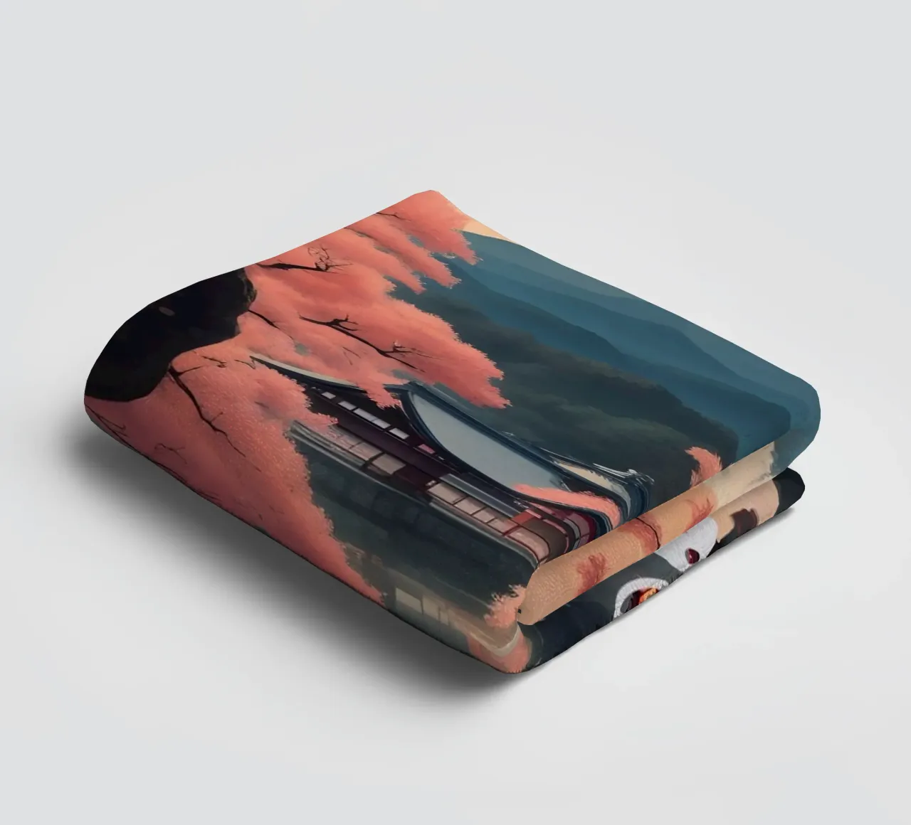 Tokyo Scene asciugamano da bagno da Charnwood Prints