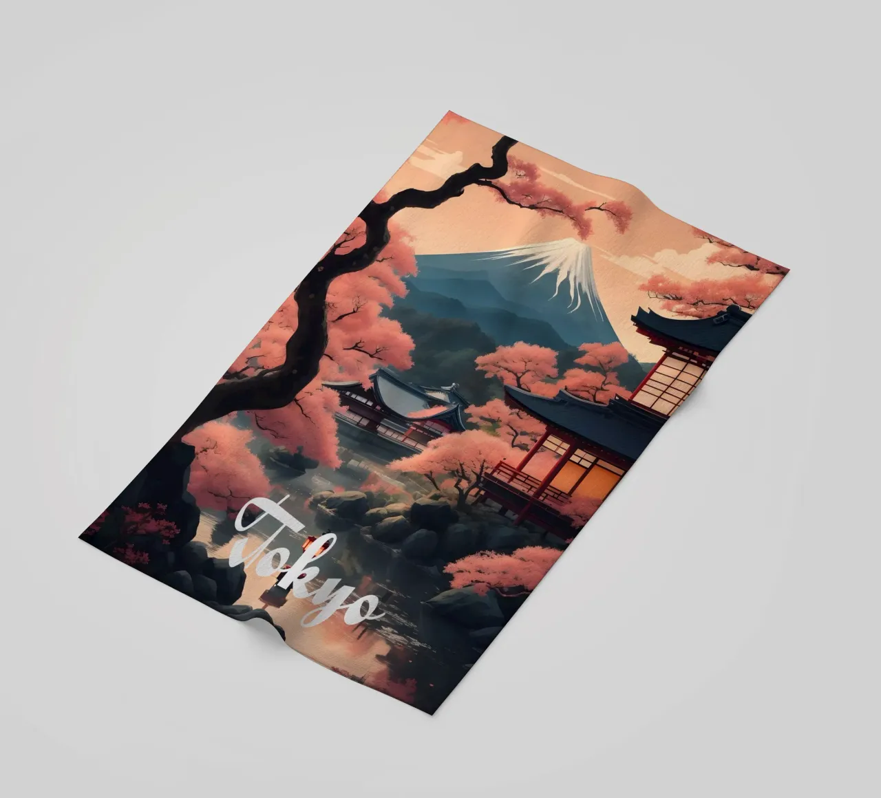 Tokyo Scene telo mare da Charnwood Prints