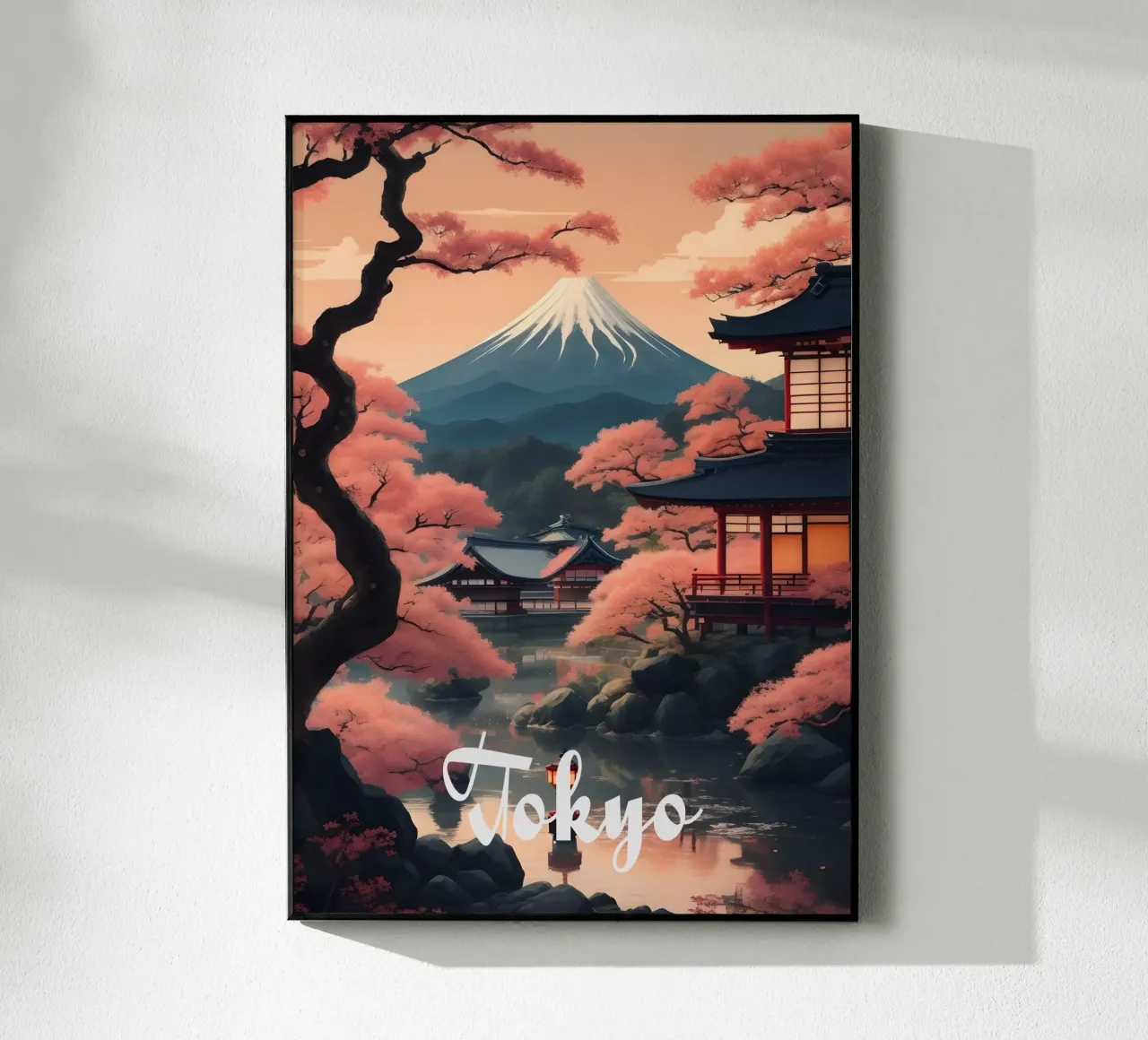 Tokyo Scene plexiglass da Charnwood Prints