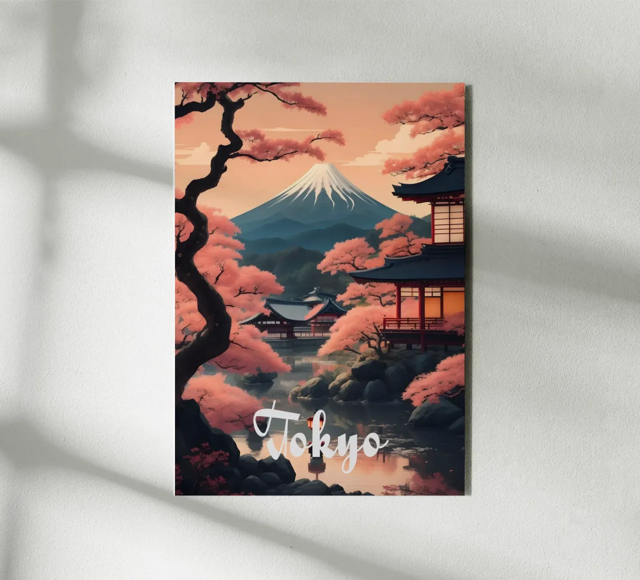 Tokyo Scene alluminio dibond da Charnwood Prints