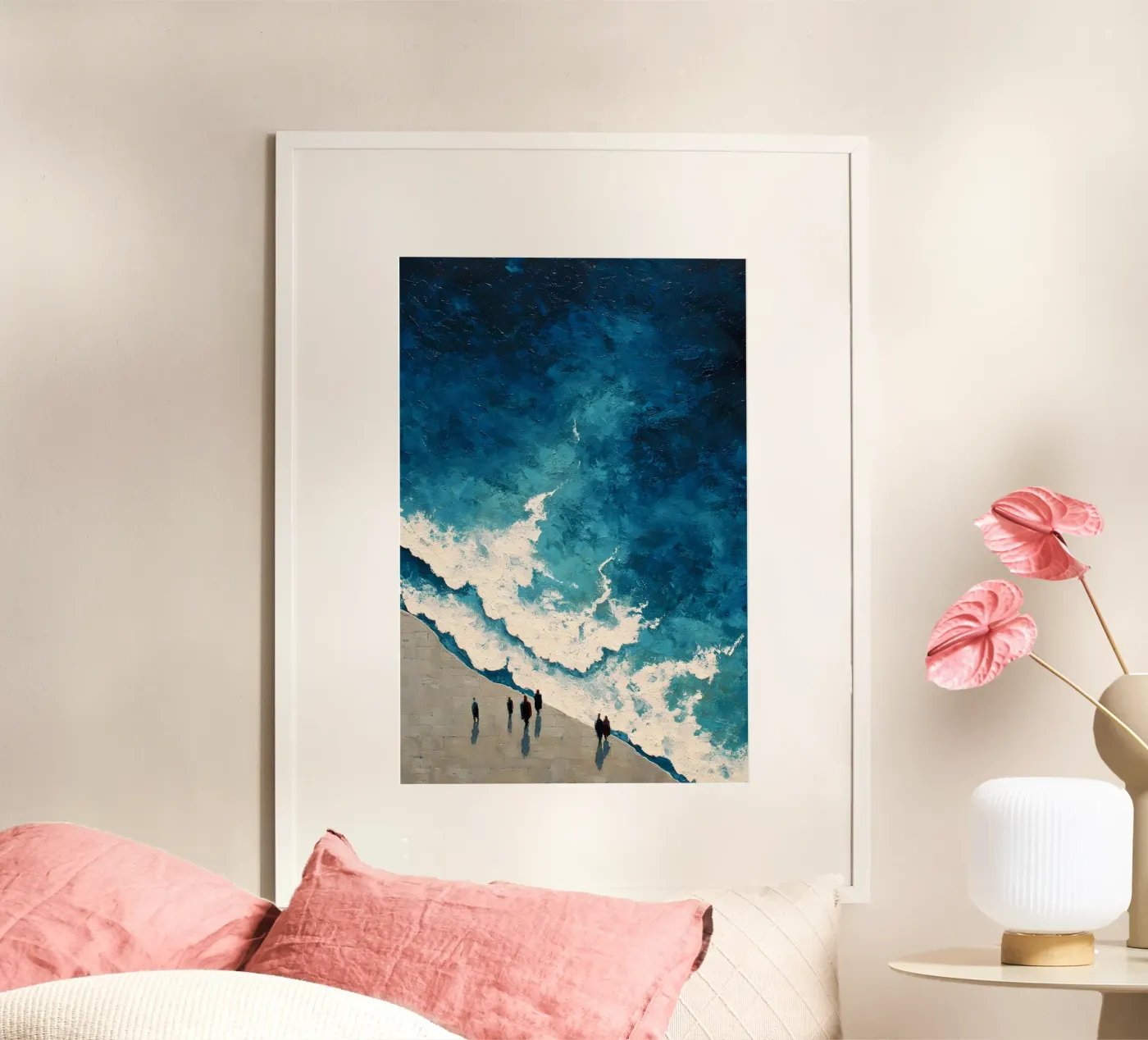 Blue Threshold Poster von Tinyverse Studio