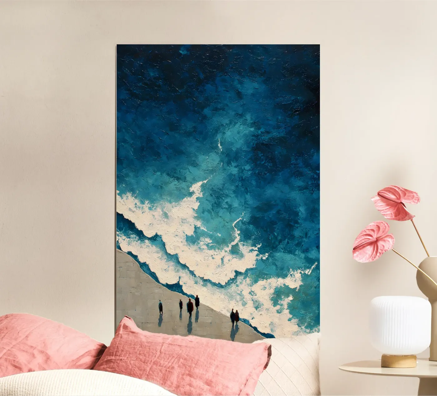 Blue Threshold Poster von Tinyverse Studio