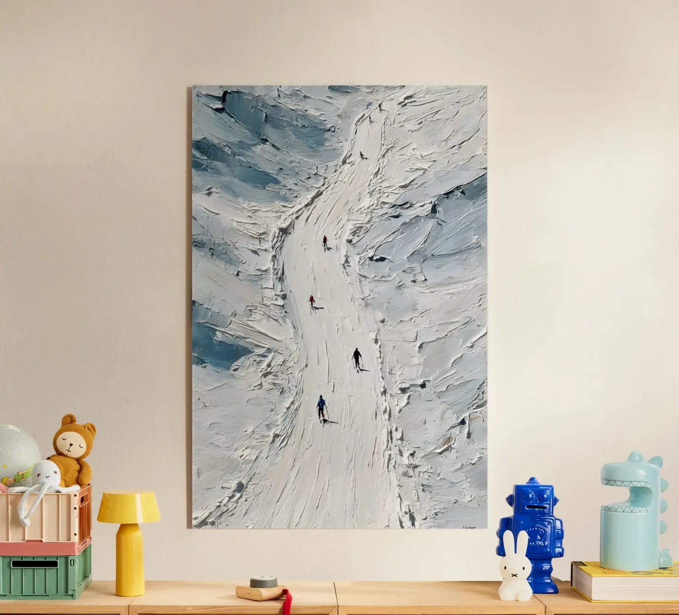 White Passage acryl van Tinyverse Studio