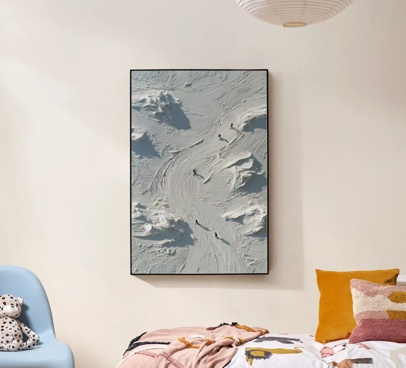 Snow Currents plexiglas de Tinyverse Studio