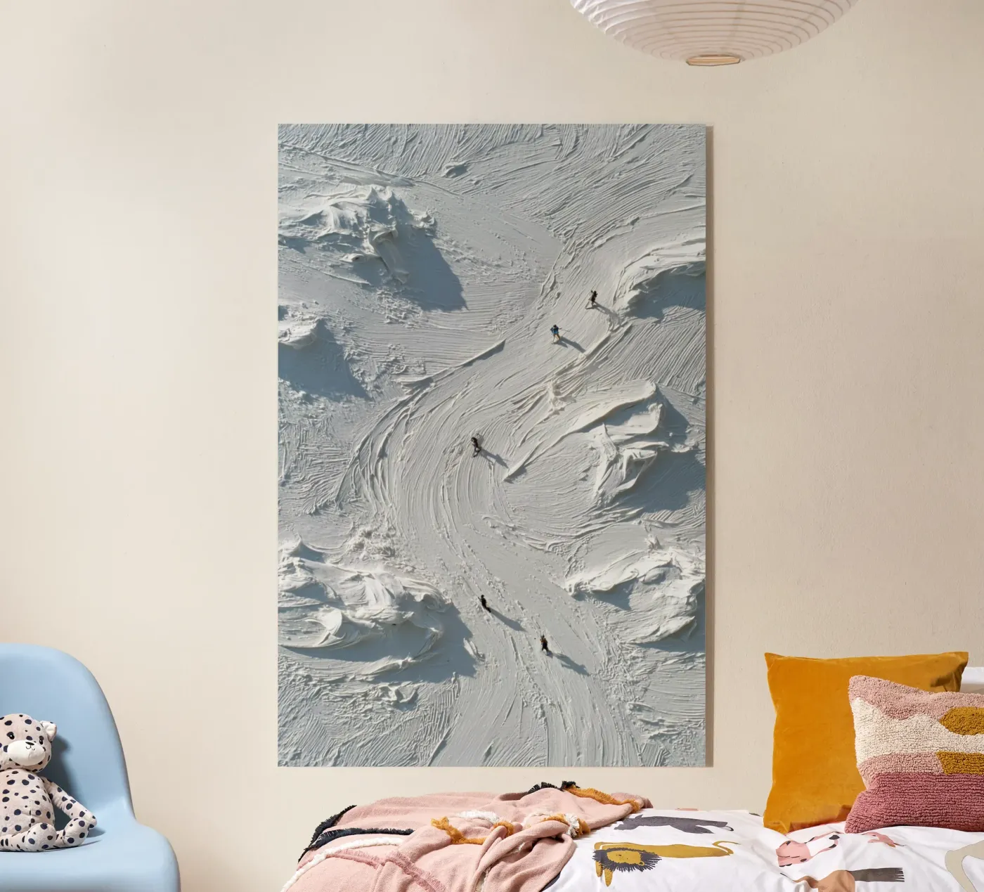 Snow Currents plexiglas de Tinyverse Studio