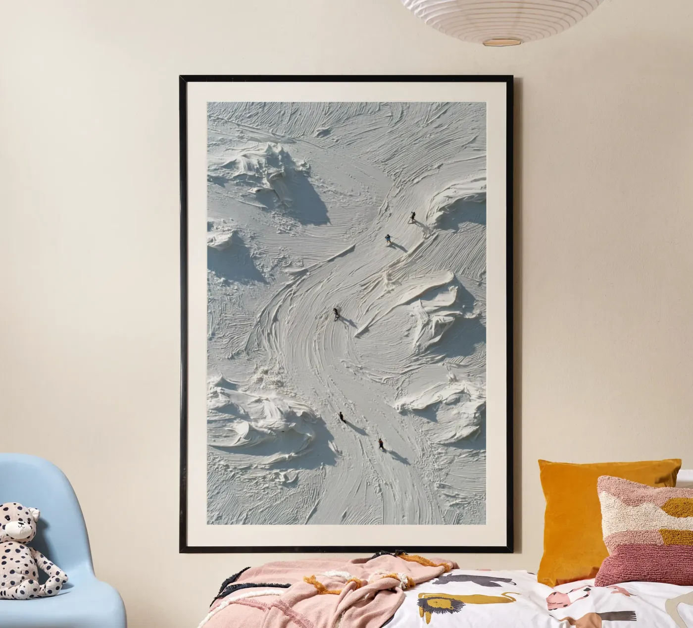 Snow Currents poster van Tinyverse Studio