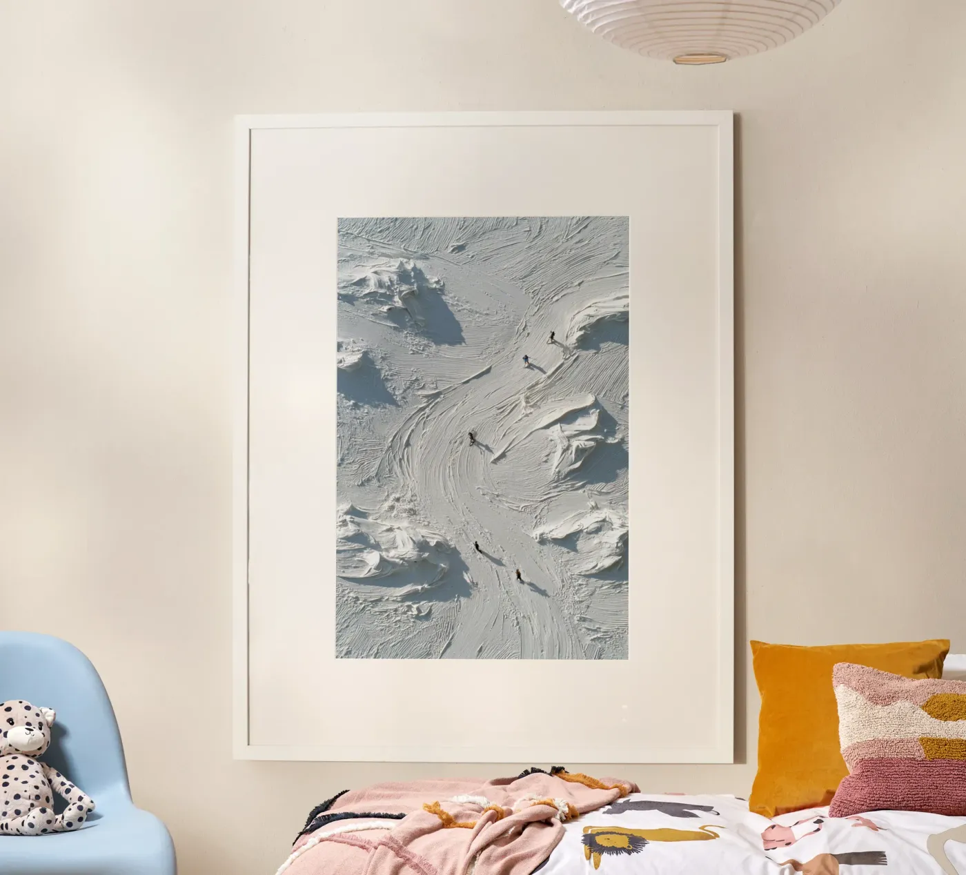 Snow Currents poster van Tinyverse Studio